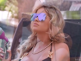 blonde anal big tits